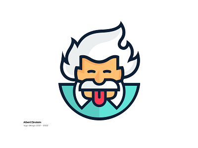 Albert Einstein branding design graphic design logo vector
