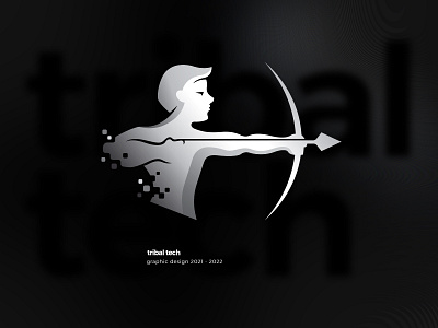 tribal tech branding design graphic design logo vector