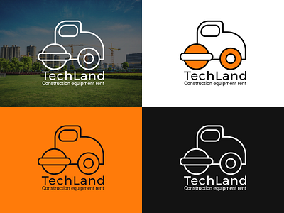 TechLand logo design adobe illustrator branding construction design graphic design illustration logo vector