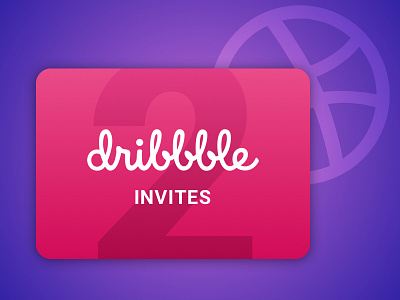 Dribbble Invites draft givaway invitation new member