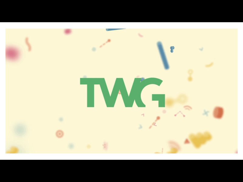 TWG Confetti World 2d after effects animation cartoon cream depth explosion fun icons logo particles particular
