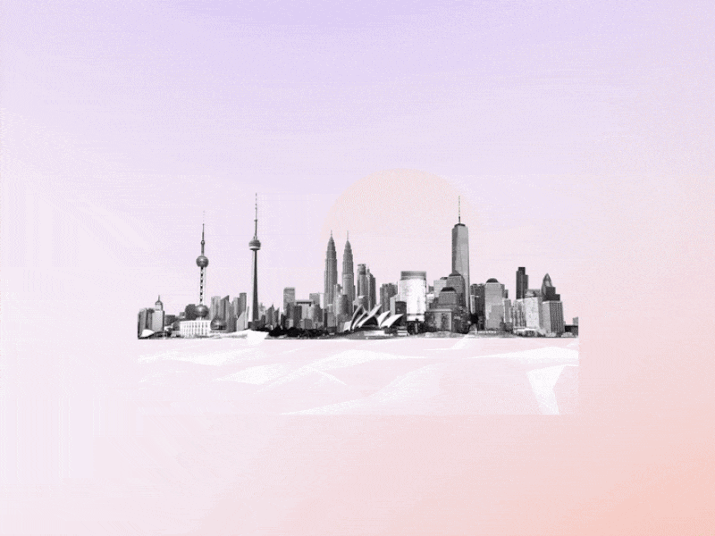 Cities in Motion 3d abandoned animation collage concept cool design engineering gif gradient prototype video