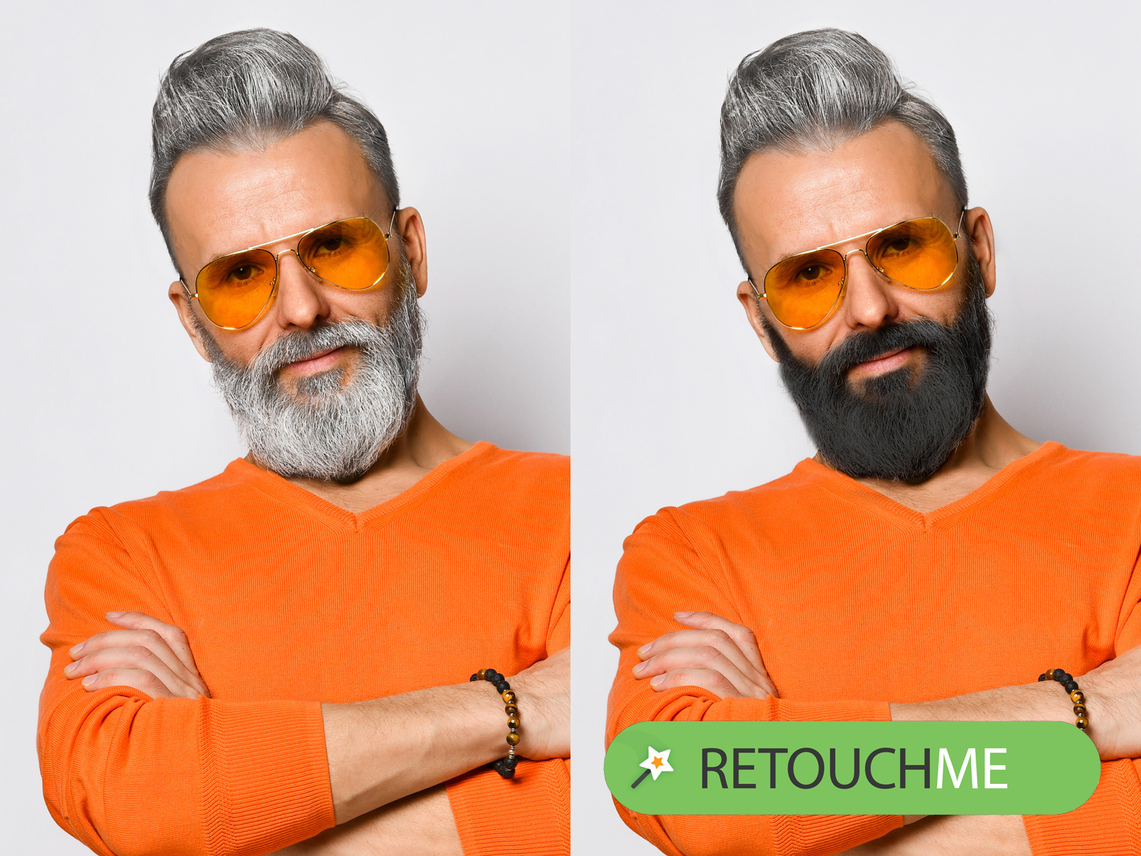 Change beard color by RetouchMe on Dribbble