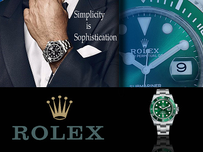 Advertising Design for Rolex graphic design