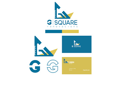 G Square Renovations branding graphic design logo