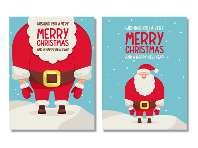Christmas cards, Santa Claus