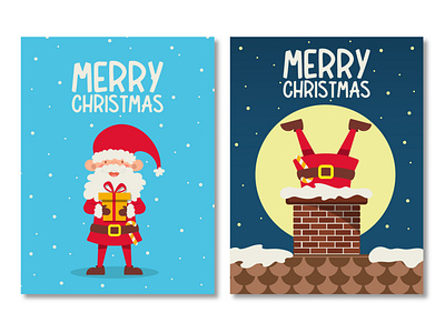 Christmas cards, Santa Claus