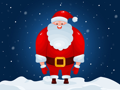 Santa Claus, Postcard animation branding character development childrens character childrens hero christmas character cute character cute santa design graphic design holidays illustration santa claus motion design motion graphics santa santa claus style