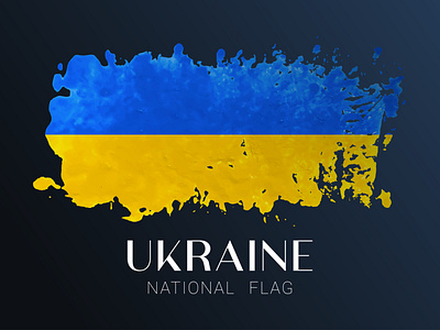 Ukraine, national flag animation design flag holiday motion graphics national flag save ukraine ukraine vector watercolor war watercolor