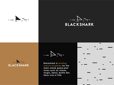 Blackshark logo branding design logo logodesign