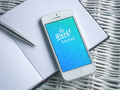 AlertBasket app app design logo ui design