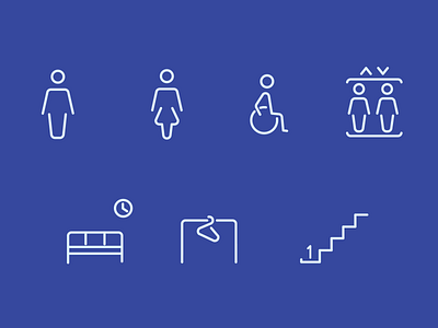 Hospital Icons icon pictogram