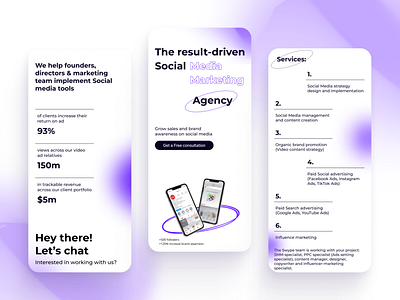 Landing Page SSM Agency