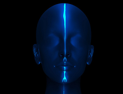 Concept Art HeadZ1.0 - Blue Head cg