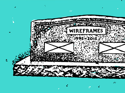 Wireframes RIP graphic design illustration