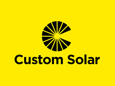 Custom Solar graphic design icons illustration logos