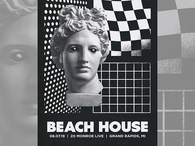 Beach House Gig Poster