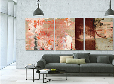 The Moment abstract art design interior painting photography