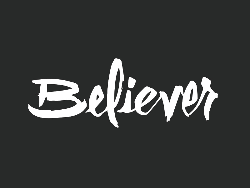 Typography with the Tombo typography logo type script