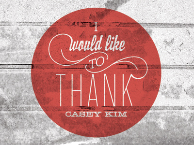 Thanks Shot thanks typography thank you card design