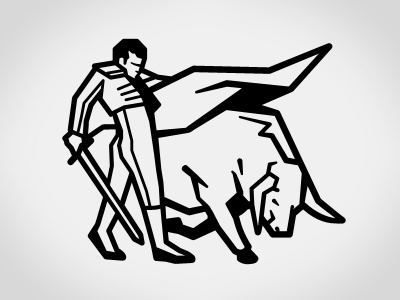 Matador logo mark logo illustration