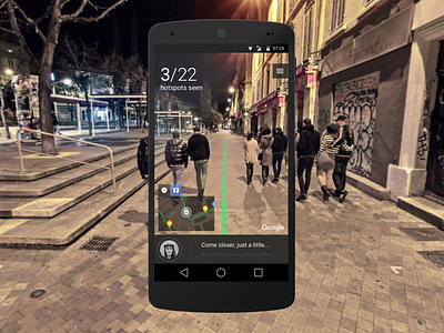 What if Google Night Walk turn to AR app ar augmented reality navigation ui ux