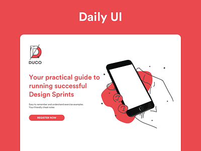 Landing Page - Daily UI clean daily ui flat landing landing page line minimalist page ui ux website