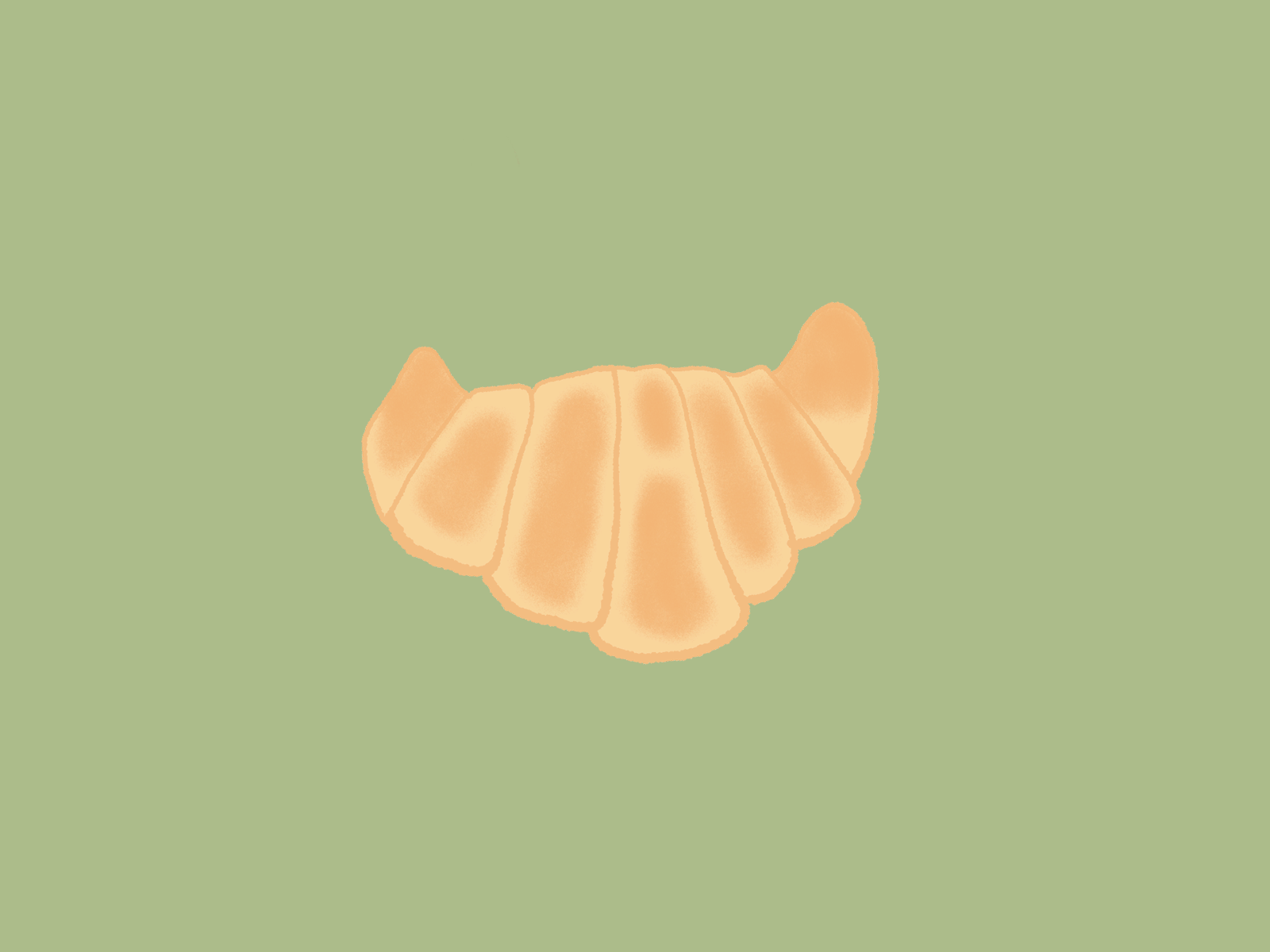 Happy Croissant Day! 2d animation adobe photoshop animation cel animation croissant design frame by frame frame by frame animation illustration motion design motion graphics procreate traditional animation