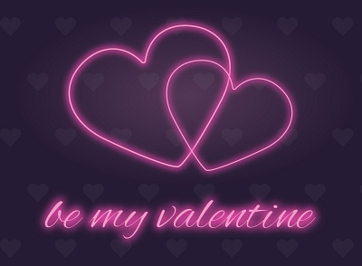 Be My Valentine Card design graphic design illustration
