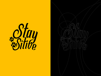 Stay Pawsitive Logo