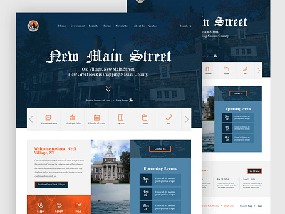 The Village of Great Neck Website Concept