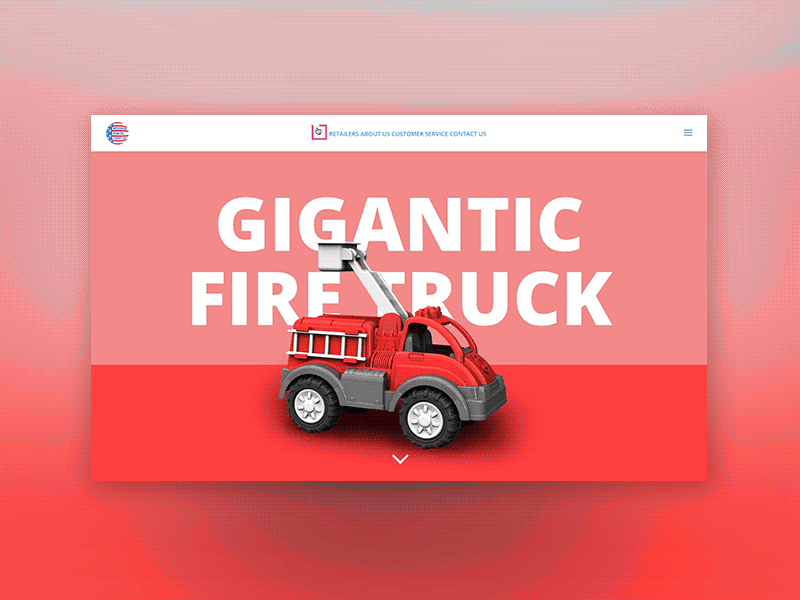 American Plastic Toys Menu Interaction animation interaction mega menu menu product prototype toys uiux user experience web design