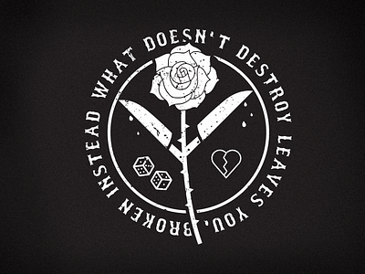 BMTH: Inner Peace apparel bmth bring me the horizon england gambling heart knife merch metal peace rose shefield