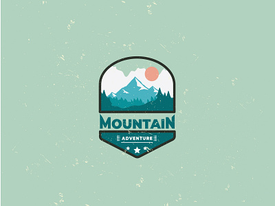 Adventure Mountain 3d adventure animation badge branding design flat graphic design illustration line art logo motion graphics nft retro ui usa vector