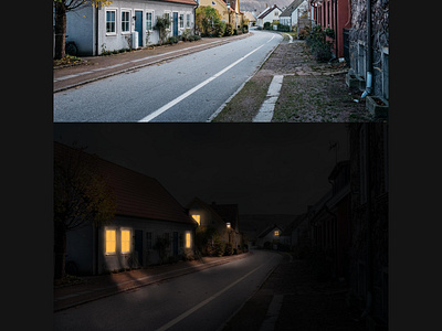 Day to Night in Photoshop