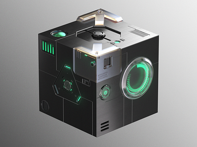 Loot Box / Concept 3d box design loot minimalism nft prize render sci fi