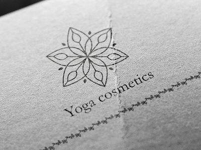 Logo - Yoga cosmeics adobe branding cosmetcis design dribbble graphic graphicdesign illustrator logo mockup photoshop