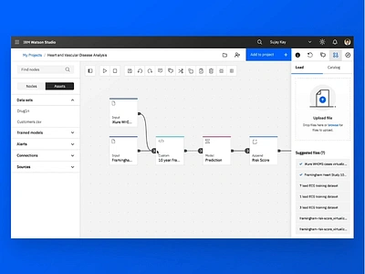 Modeler animation canvas drag drop duo ibm motion nodes plex product software ui