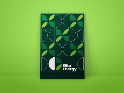 Elite Energy Branding branding energy identity leaf logo logotype pattern typography