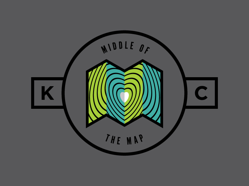 Middle of the Map | T-shirt Design kc kansas city middle of the map middle map iconography icon guitar picks guitar picks