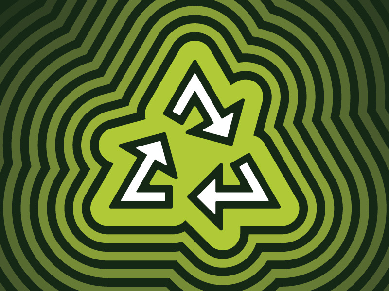 Recycle Symbol sustainable logo green recycling recycle symbol iconography icon