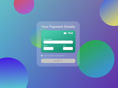 Credit Card Checkout #DailyUI #002