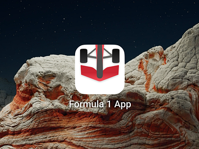 Icon for App about Formula 1 #DailyUI #005 design figma graphic design icon logo