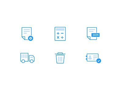 Postmen Icons address aftership calculator delivery flat icon illustrations postmen remove revamp ui website