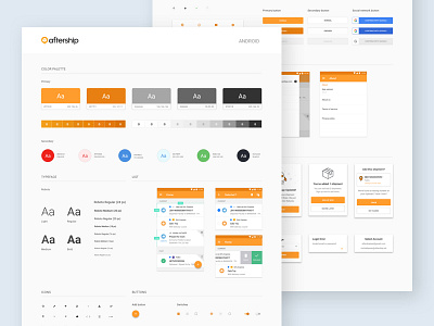 AfterShip - UI Style Guide (Android)