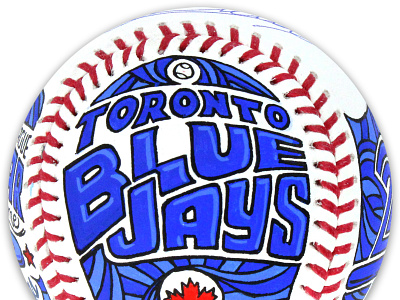 Art Baseball art baseball blue jays design mlb original painting
