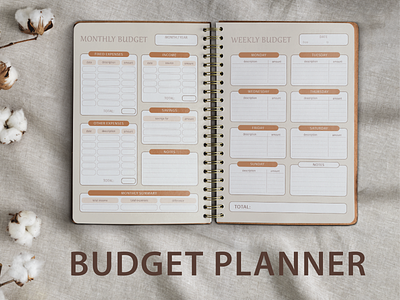 Vector monthly and weekly budget planners. adobe illustrator budget design money montly notes pastel planner printable vector weekly