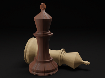 Chess Pieces 3D Design 3d 3d modeling blender concept design design industrial design product design solidworks