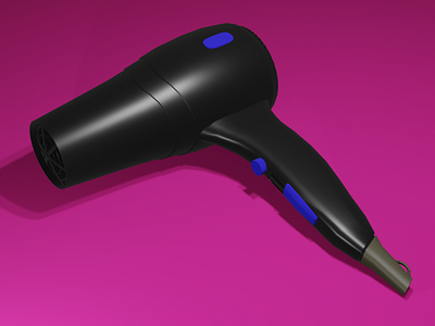 Hair Dryer 3D Design