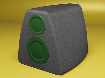 Speaker 3D Design 3d 3d modeling blender concept design design industrial design product design solidworks